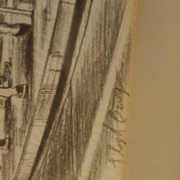 Floyd Berg Numbered Pencil Sketch Merry Go Round - Picture 3 of 7